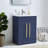 Naiah 24” Blue Modern Free-Standing Single Bathroom Vanity Set