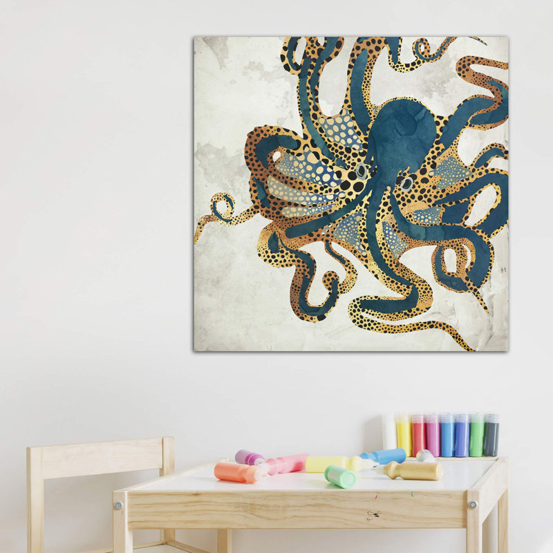 Underwater Dream VI - impression d'art graphique, Toile tendue, Sans cadre, H 48 po x l 48 po