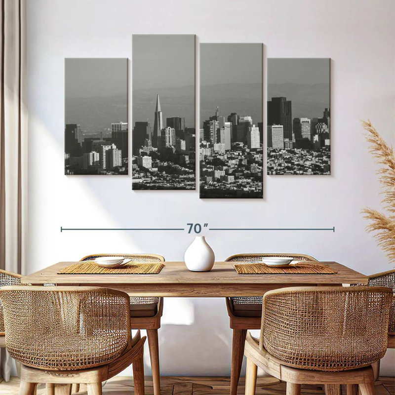 Brouillard matinal à San Sirci, H 42 po x l 68 po
