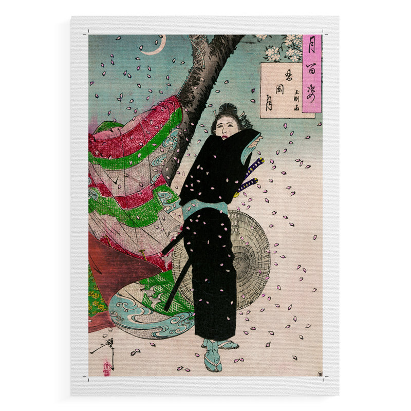 VintageJapan II -Canvas Print Only - NOT FRAMED, 60" H x 40" W