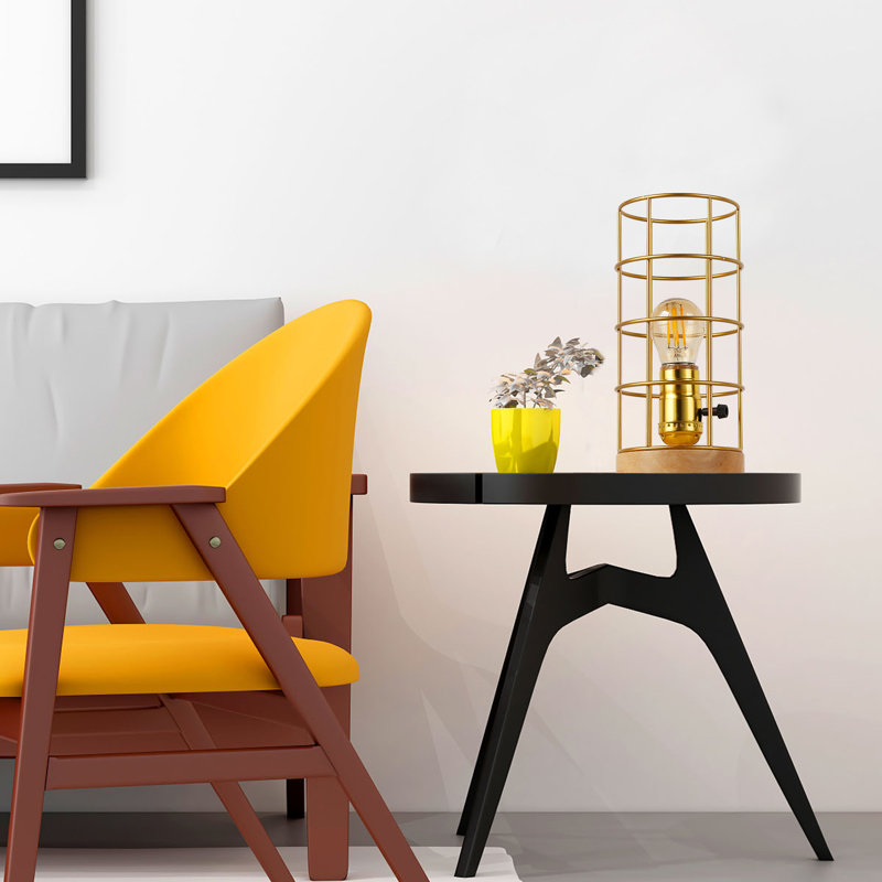 Mikyla Solid Wood Table Lamp