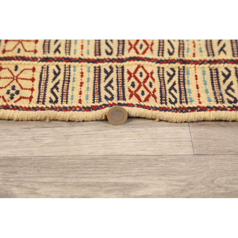Tapis géométrique kilim 3 x 5