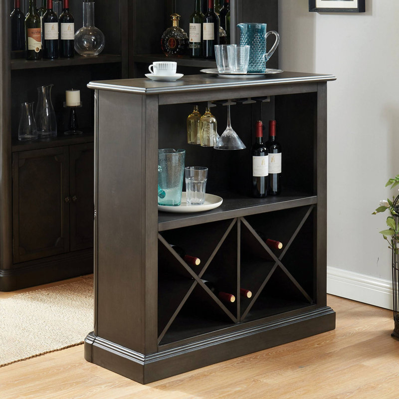 Table de bar 39,4 po de largeur, gris