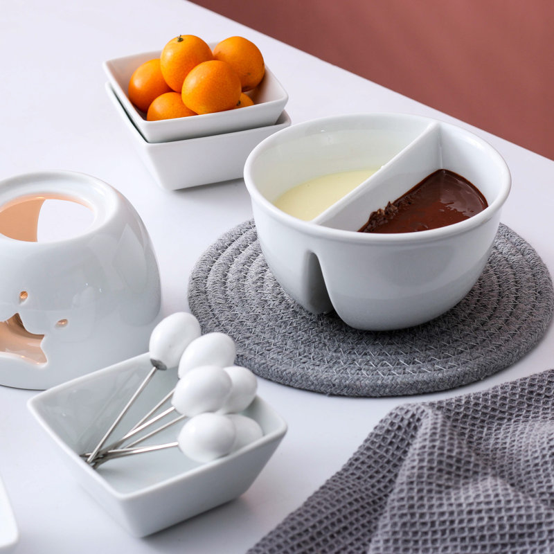 Series Favour 13 Piece Condiment Server Set, 7.79" H x 7.79" W x 6.8" D