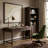 Beryl 60''W Transitional 3 Drawers Simple Assembly Desk with Power Outlets-955483628