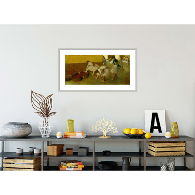 «Dancers in the Green Room» par Edgar Degas, impression giclée encadrée