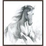 Horse In Charcoal Painting by Richard Ryder