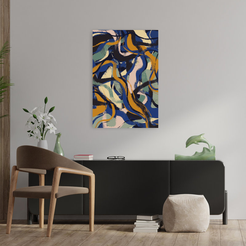 Contemporary Art Abstract Contemporary Art by Treechild - Wrapped Canvas Print, 91.44 cm H x 60.96 cm W