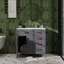Meuble-lavabo 36 po avec lavabo, armoire de salle de bain avec tiroirs, structure solide et panneau de fibres à densité moyenne-115638815