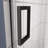 Bathtub shower door, sliding door, with 5/16" tempered glass and Matted black finish 6058-122517069