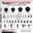 4 Piece Hard Rubber Caster Set