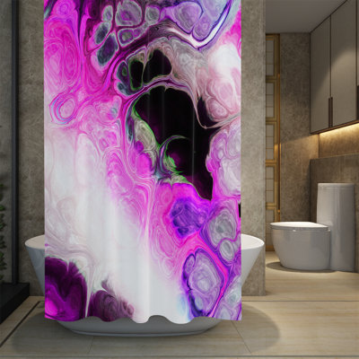 Rideau de douche simple Droney