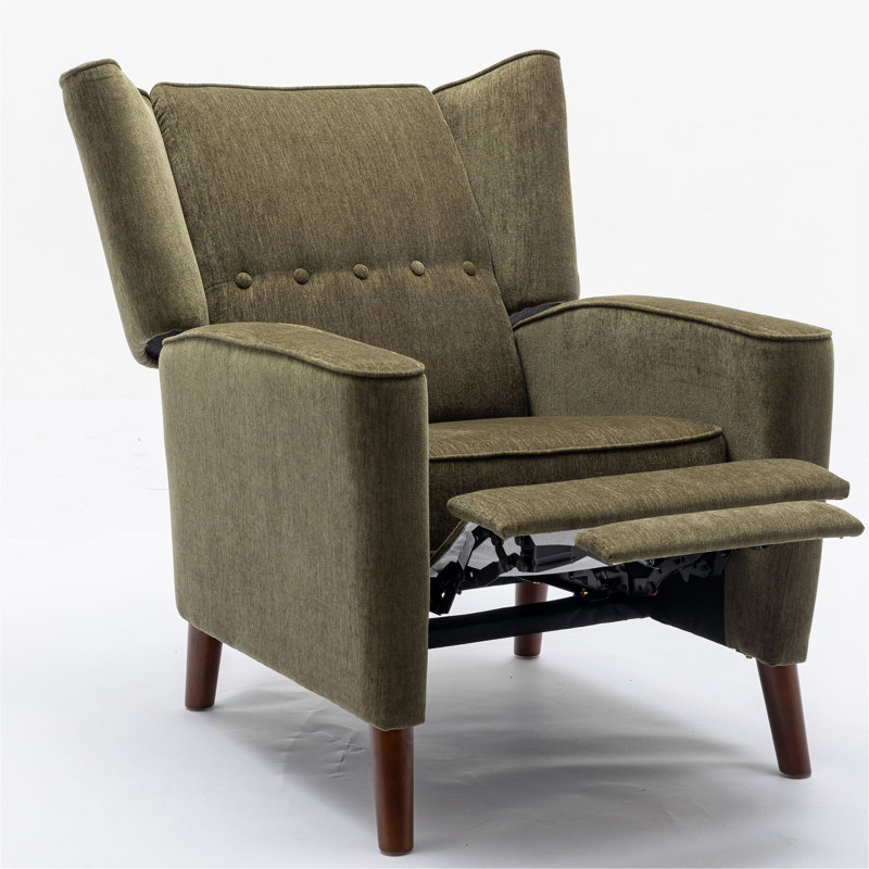 Fauteuil inclinable Libeth, Chenille verte