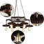 Lustre géométrique à 7 lumières Elsje