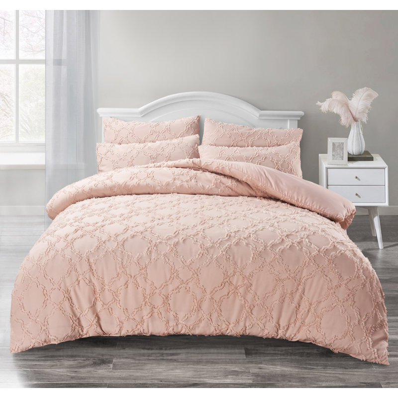 Luxury Allover Tuft Shabby Elegance Duvet Set, 200 x 200 cm