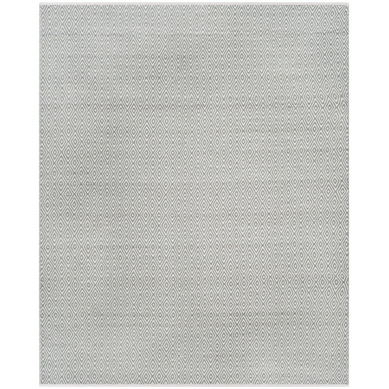 Tapis en coton tissé à plat Bryent, Rectangle 6 pi x 9 pi