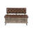 Angeles Faux Leather Upholstered Storage Bench