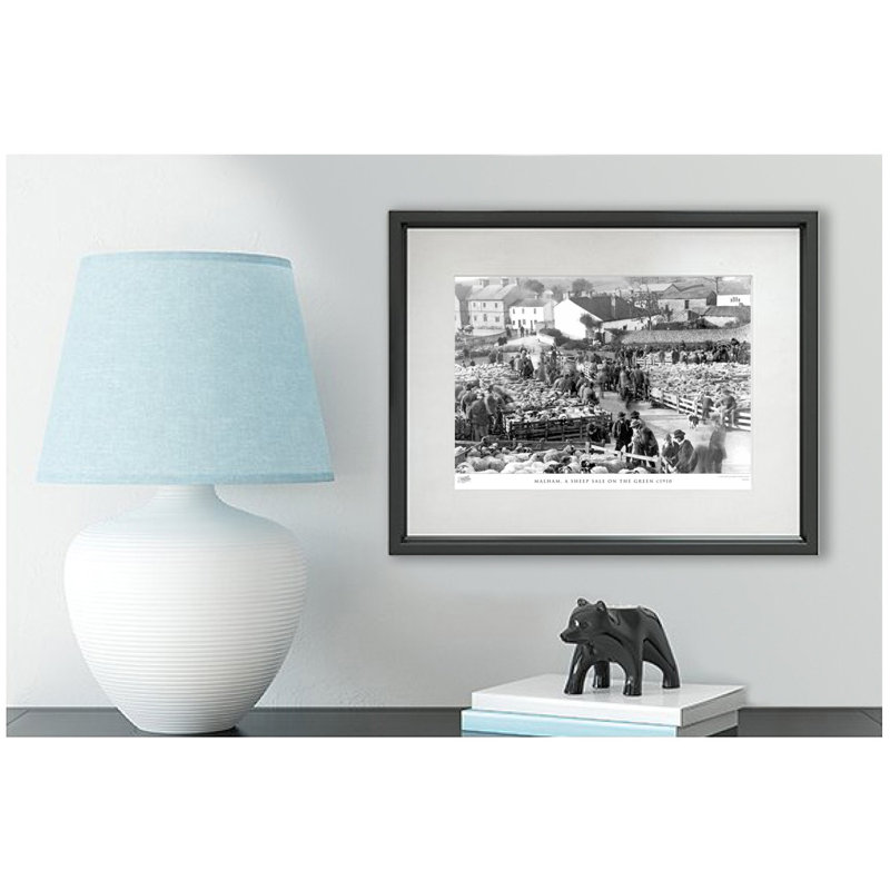 Malham, a Sheep Sale on the Green C1910 1 Piece Single Picture Frame Wall Art, 28cm H x 36cm W x 2.3cm D