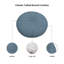 Coussin décoratif intérieur / extérieur Sunbrella, housse de coussin ronde de 16 pouces avec insert-116430561-116430572