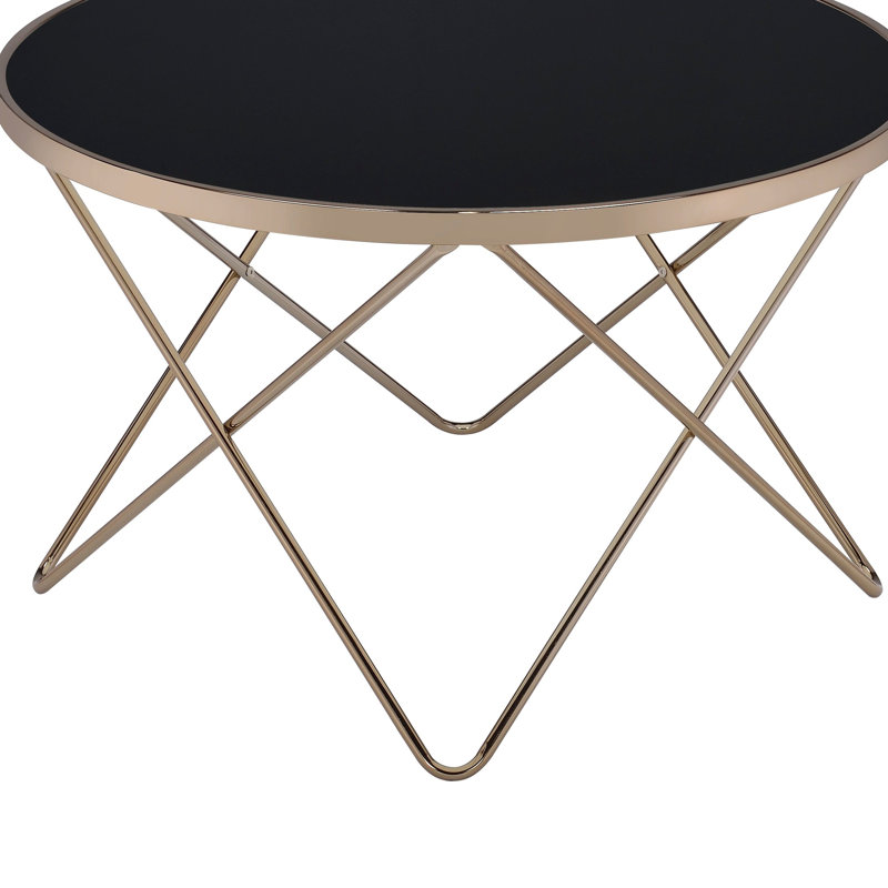 Table basse Mid-Century, Noir