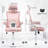Ergonomic Office Computer Chair with Headrest, High Back Mesh Desk Chair, Adjustable Lumbar Support, Swivel Rolling Chair with Armrests for Home Office-1768762523