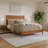 Bromwyn Mid Century Modern Solid Wood Low Profile Platform Bed-1193374130-1193374131