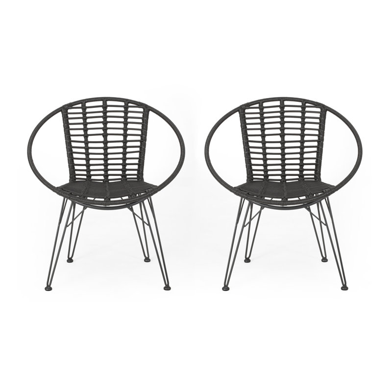 Chaise de patio Durham, gris