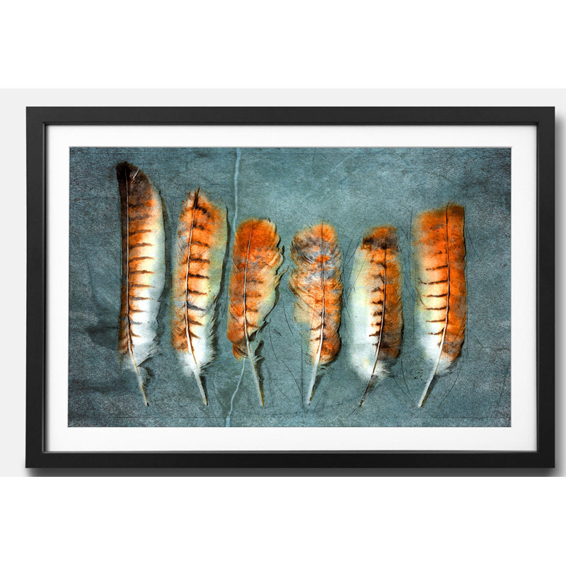 Streetart Red Kite - Single Picture Frame Print, 44cm H x 64cm W x 2.2cm D