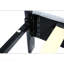 Base de lit tapissier grand format avec tête de lit capitonnée, support de lattes en bois massif, sommier à ressorts, aucun sommier requis, assemblage facile, gris-1237195636-1237195642