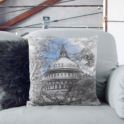 Abstract Square Cushion