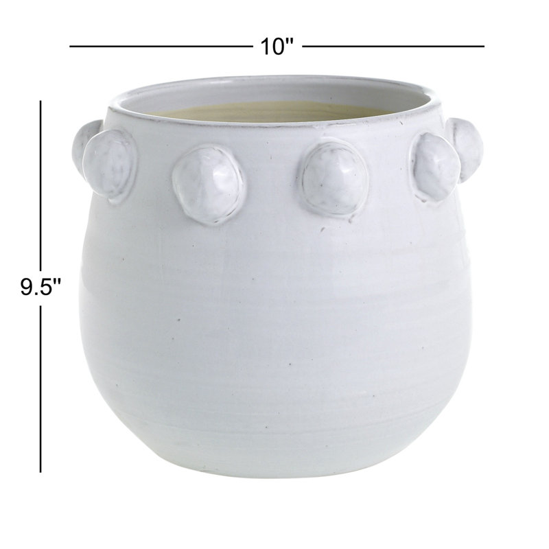 Pot à fleurs Zira, H 9,5 po x l 10 po x P 10 po