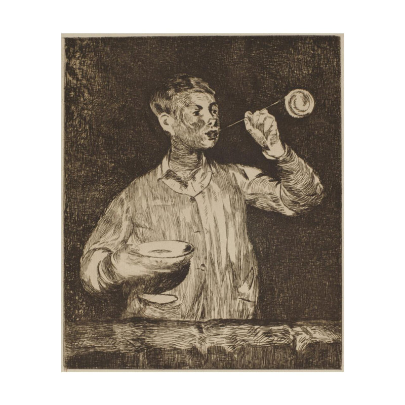 L’Enfant aux Bulles de Savon - Édition giclée, H 20 po x l 16 po