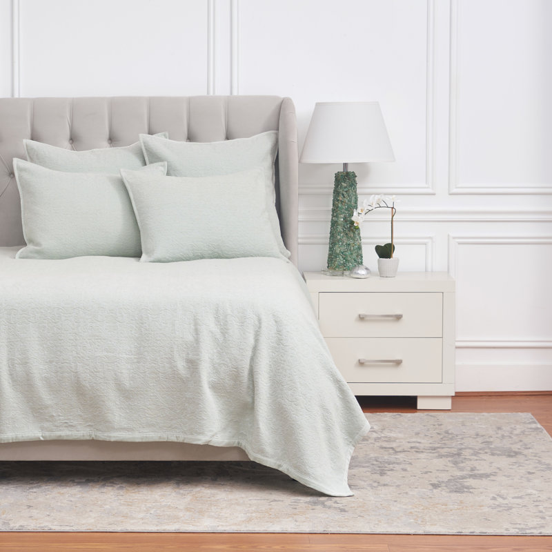 Chander Dove Coverlet, King Coverlet, White