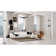 60" Dempsey 4 - Blade LED Standard Ceiling Fan with Remote Control and Light Kit Included