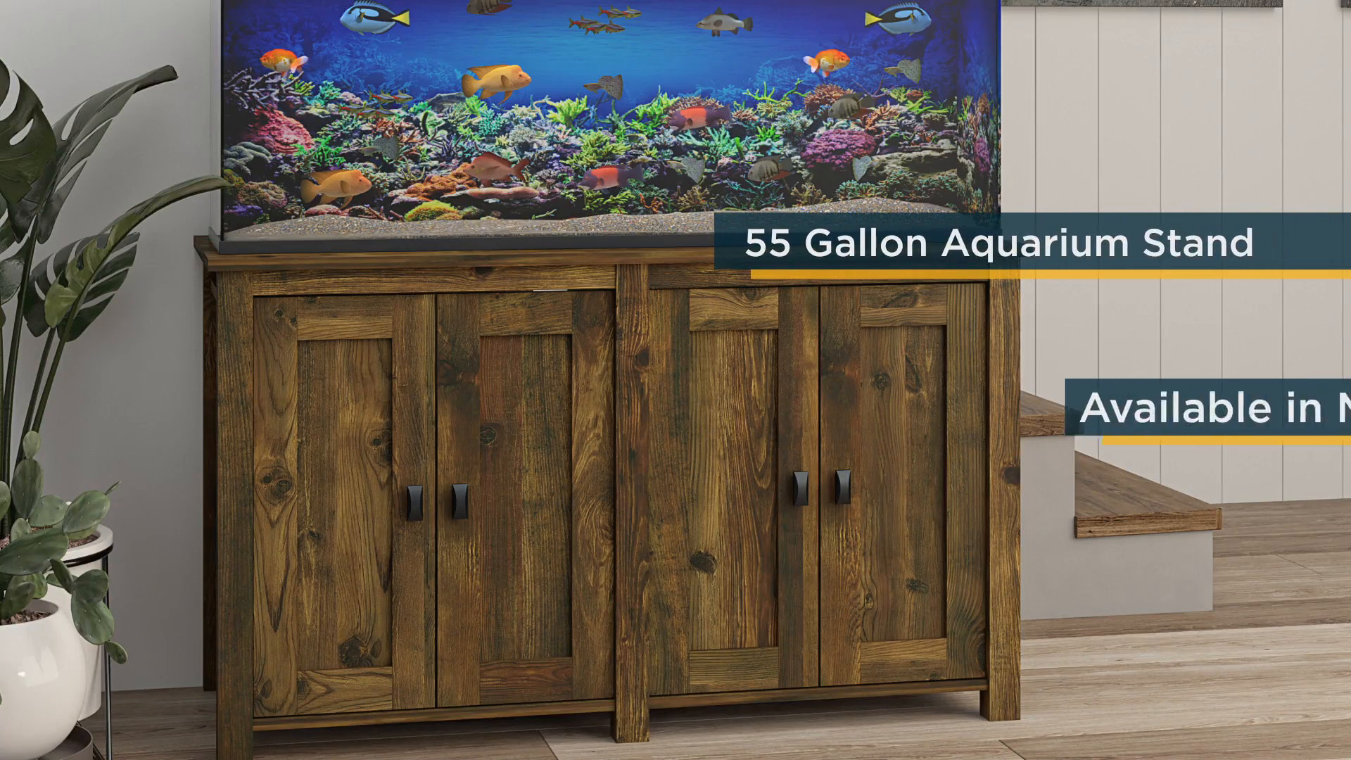 Archie & Oscar™ Aadvik 55 Gallon Aquarium or Terrarium Stand