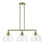 Lustre linéaire moderne à 3 lumières pour îlot de cuisine Virden-88580283
