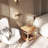 Amdad Tray Top 4 Legs End Table with Storage