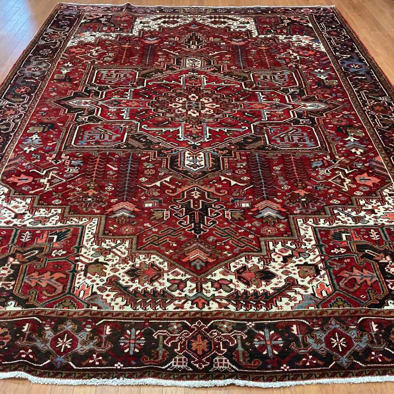 HERAT ORIENTAL Handmade Heriz Wool Rug
