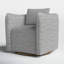 Javad Upholstered Swivel Accent Chair