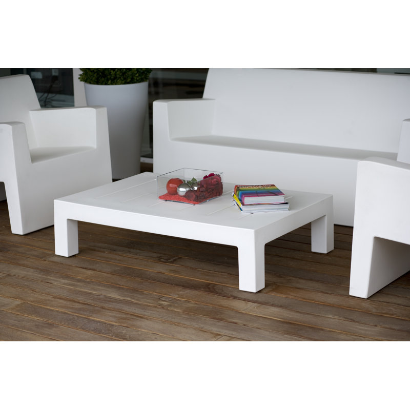 Jut 36" Wide Outdoor Patio Sofa, Taupe
