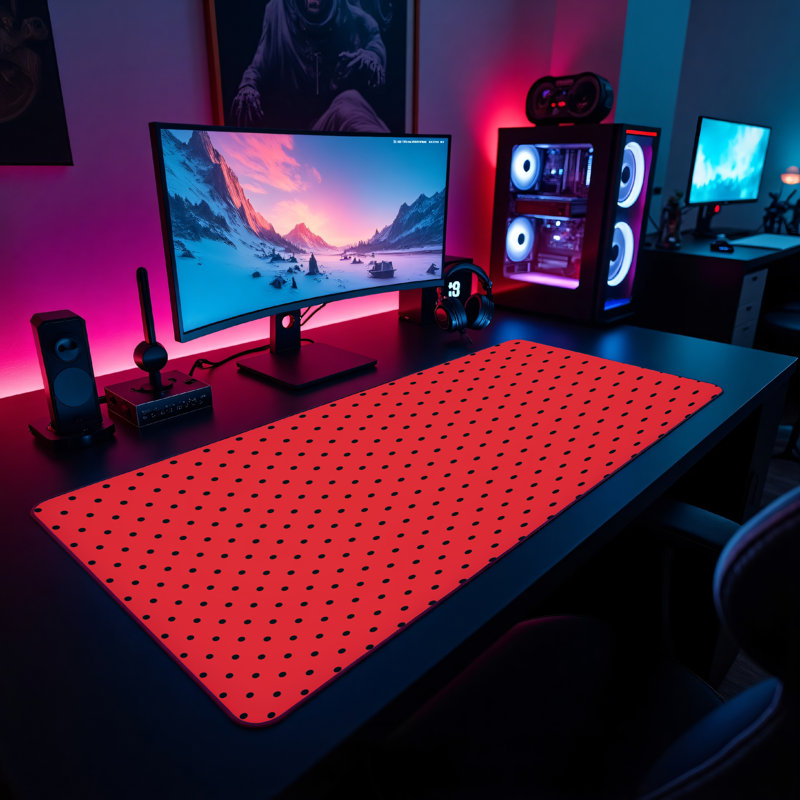 Polyester Desk Pad, 14.4x12.1