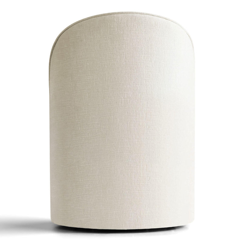 Meuble-lavabo pivotant avec roulettes cachées Chenille, Beige
