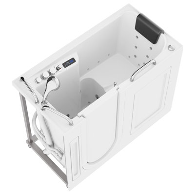 MediSpa 52.5'' x 26.5'' Acrylic Bathtub with Faucet