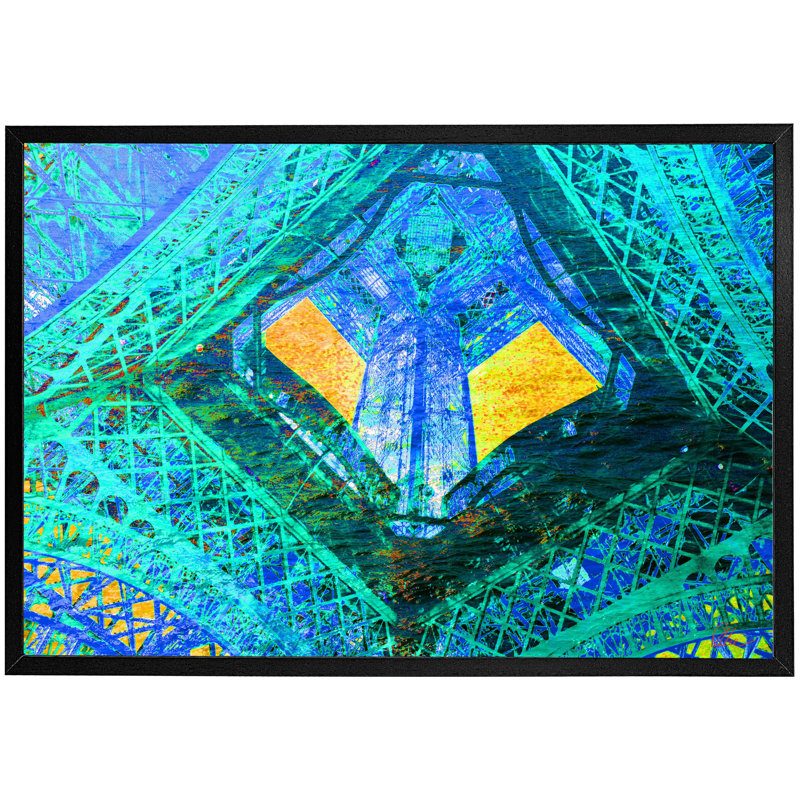 Single Picture Frame Print, Black, 61cm H x 91cm W x 4cm D