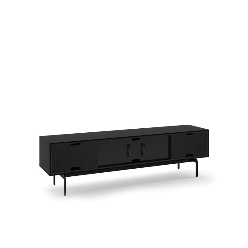 Align Media Console, Ebonized Ash, 23”H x 81”L x 18”W