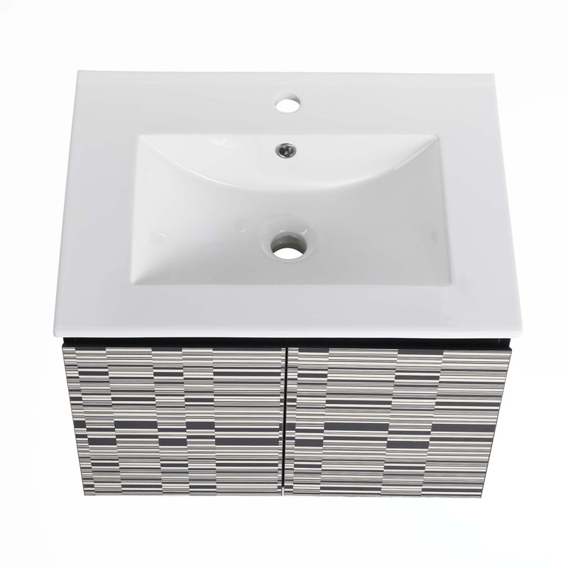 Meuble-lavabo flottant mural