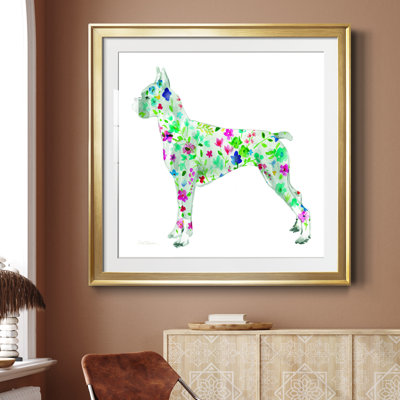 " Tapestry Boxer " Painting Print