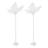 2Pcs Romantic Wedding Butterfly RGB Floor Lamp LED Ambient Decoration Light With Remote Control Adjustable Height