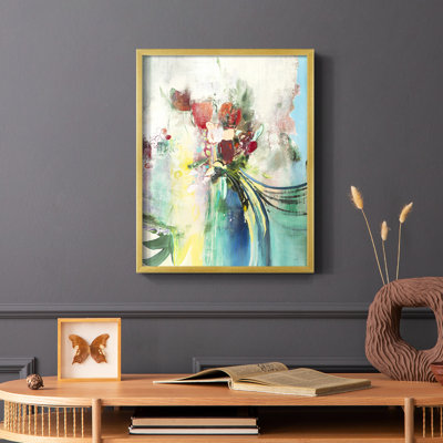 Celebration I Framed Print - Solid Wood