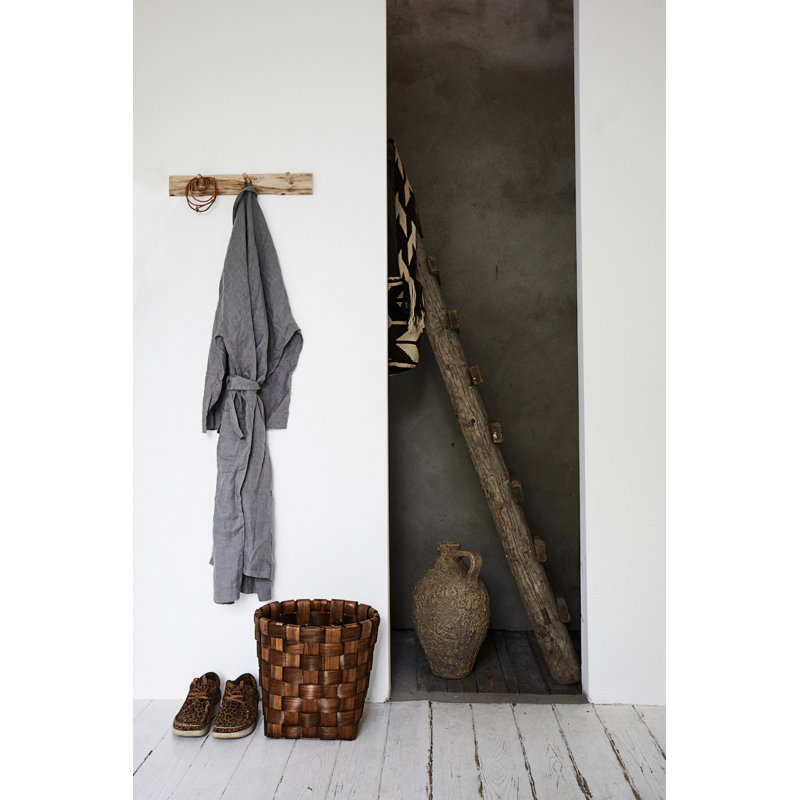Syble Solid Wood Wall 3 - Hook Wall Mounted Coat Rack